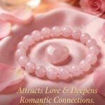 MantraMani clat Roselle Rose Quartz Bracelet - Energized Vedic Gemstone Jewelry - MantraMani