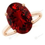 MantraMani Ruby Ring: Boosts Confidence and Leadership - Energized Vedic Gemstone Jewelry - MantraMani