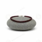 MantraMani Radiance Ruby Anklet 3mm - Energized Vedic Gemstone Jewelry - MantraMani