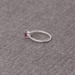 MantraMani Ruby Ring: Boosts Confidence and Leadership - Energized Vedic Gemstone Jewelry - MantraMani
