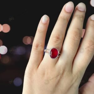 MantraMani Ruby Ring: Boosts Confidence and Leadership