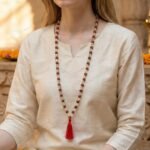 MantraMani Rudraksha & Clear Quartz (Rudraksha, Sphatik) - Energized Vedic Gemstone Jewelry - MantraMani