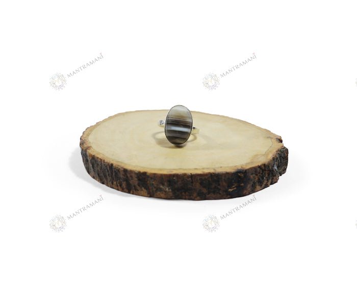 MantraMani Sulemani Hakik Ring - Energized Vedic Gemstone Jewelry - MantraMani