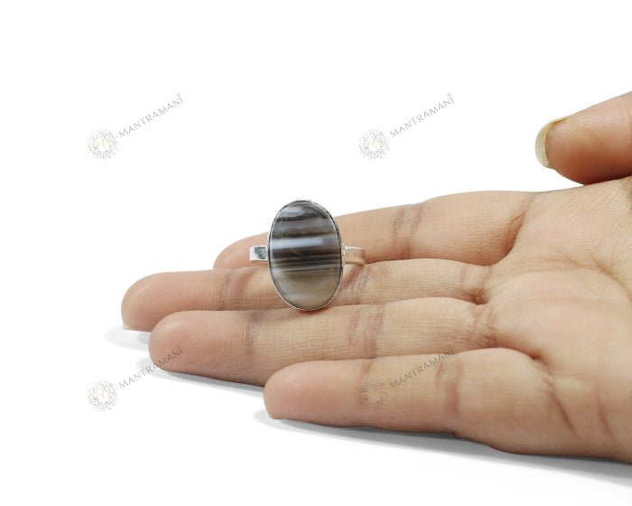 MantraMani Sulemani Hakik Ring - Energized Vedic Gemstone Jewelry - MantraMani
