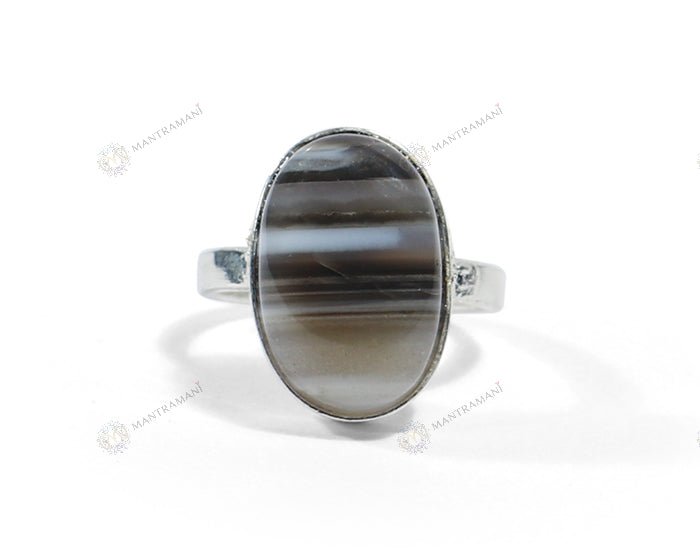 MantraMani Sulemani Hakik Ring - Energized Vedic Gemstone Jewelry - MantraMani