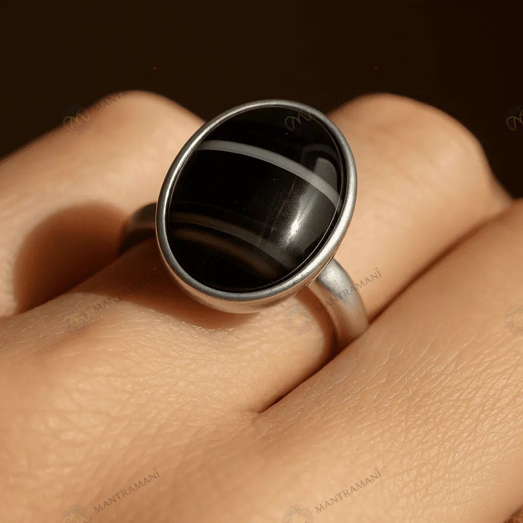 MantraMani Sulemani Hakik Ring – Powerful Protection & Negative Energy Shield