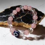MantraMani SeraBloom Bracelet for Love, Romance, Emotional Peace & Womens Wellness  A Wonder Bracelet with Clear Quartz ...