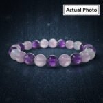 MantraMani Serena Mind  Calming Bracelet for Anxiety Relief, Sleep & Mental Peace - Energized Vedic Gemstone Jewelry - M...