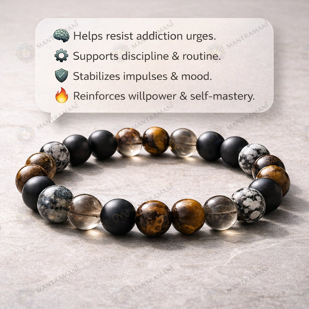 SelfMaster Bracelet – Willpower & Discipline | MantraMani