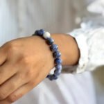 MantraMani Sodalite Bracelet - Energized Vedic Gemstone Jewelry - MantraMani