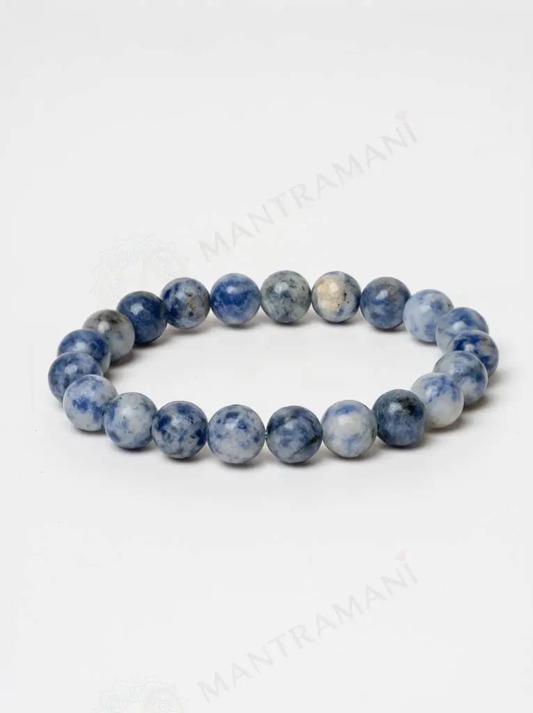 MantraMani Sodalite Bracelet - Energized Vedic Gemstone Jewelry - MantraMani