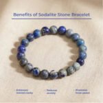 MantraMani Sodalite Bracelet - Energized Vedic Gemstone Jewelry - MantraMani