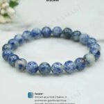 MantraMani Sodalite Bracelet - Energized Vedic Gemstone Jewelry - MantraMani