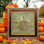 MantraMani Shree Yantra Raw Pyrite Frame for Wealth Manifestation with FREE Raw Pyrite Stone - Energized Vedic Gemstone ...