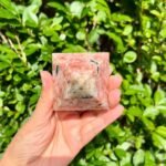 MantraMani Crest Sunstone Pyramid - Energized Vedic Gemstone Jewelry - MantraMani