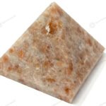 MantraMani Crest Sunstone Pyramid - Energized Vedic Gemstone Jewelry - MantraMani