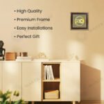 MantraMani Shubh Labh Raw Pyrite Frame - Energized Vedic Gemstone Jewelry - MantraMani