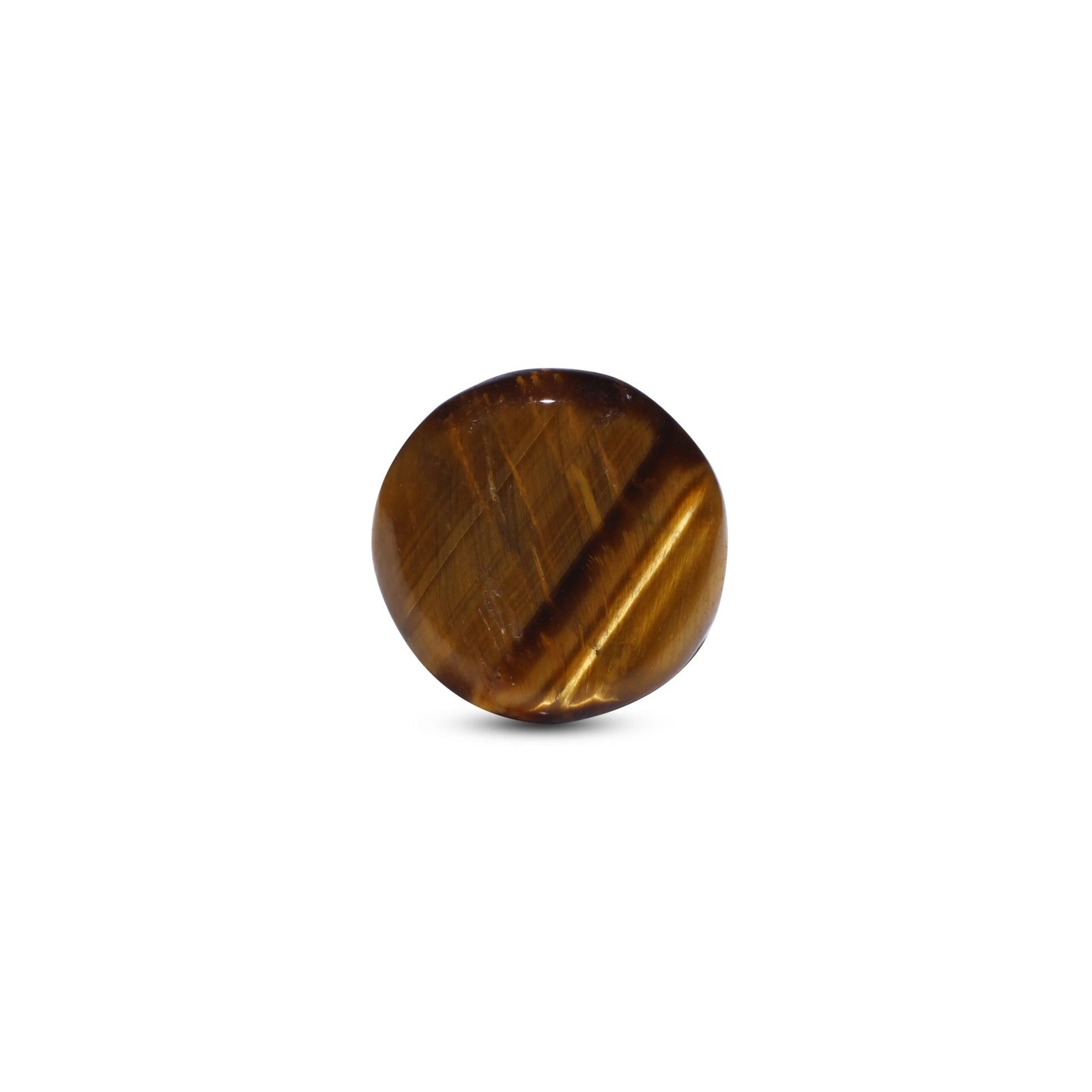 MantraMani® Tiger Eye (Viyaghra Netra) — Certified Authentic & Natural Gemstone