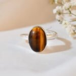 MantraMani Tiger Eye Ring: Enhances Focus and Decision - Energized Vedic Gemstone Jewelry - MantraMani