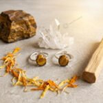 MantraMani Tiger Eye Ring: Enhances Focus and Decision - Energized Vedic Gemstone Jewelry - MantraMani