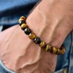 Lab-certified Tiger Eye bracelet for Leo & Capricorn - MantraMani India