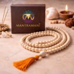 MantraMani Round Bead Tulsi Kanthi Mala - Energized Vedic Gemstone Jewelry - MantraMani