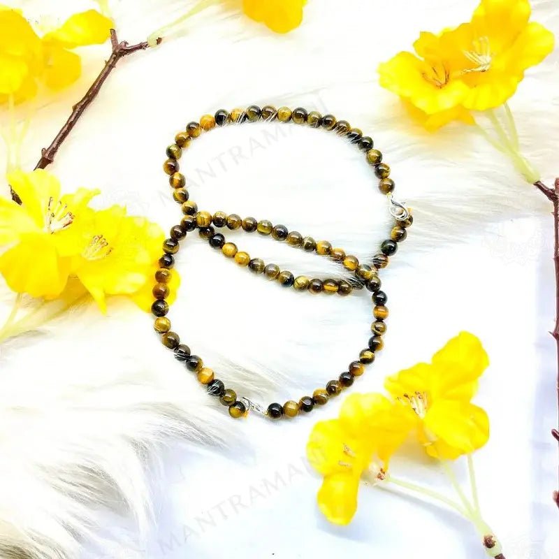 MantraMani Tropical Charm Stone Pendant Anklet