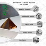 MantraMani Tiger Eye Pyramid - Energized Vedic Gemstone Jewelry - MantraMani