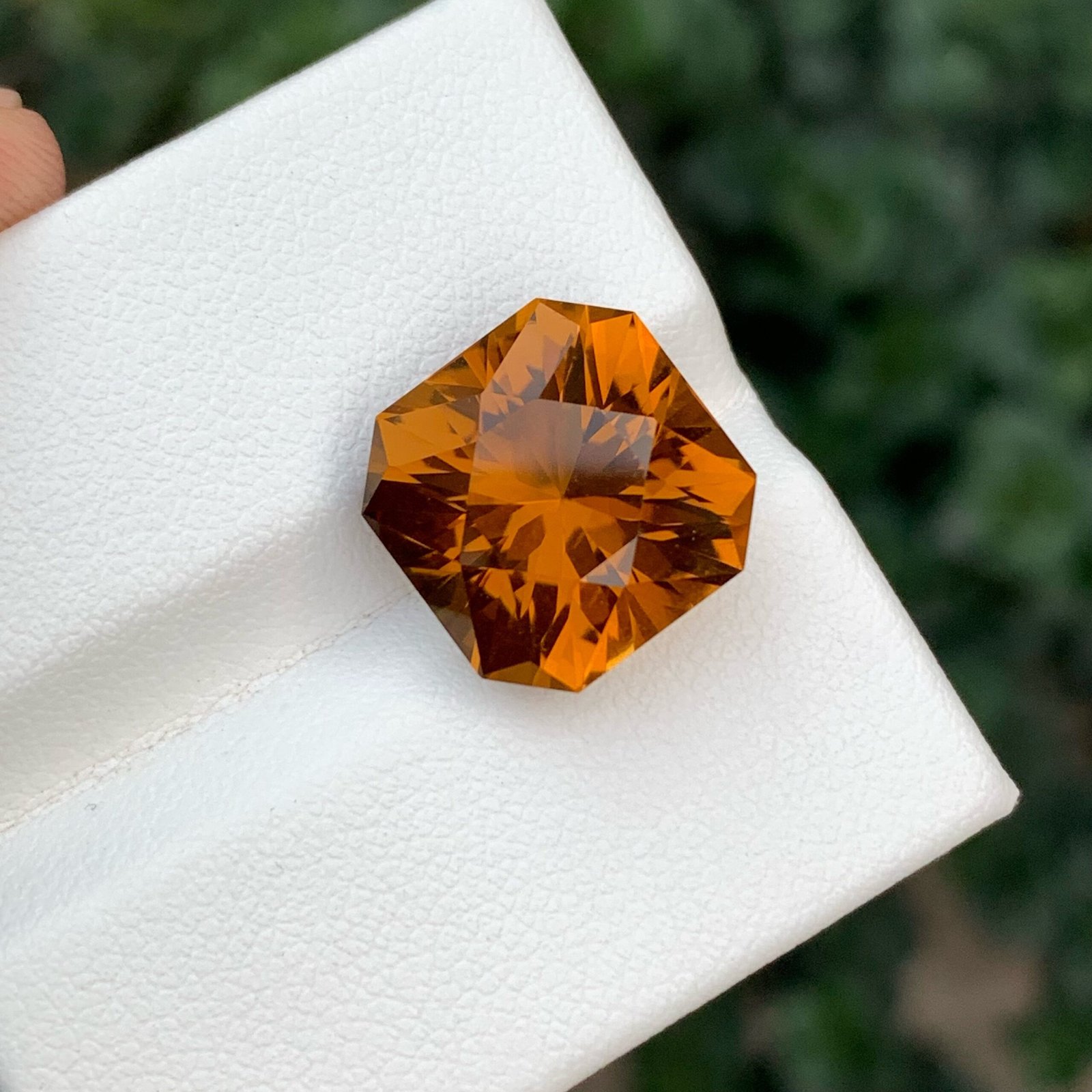 MantraMani Citrine Loose Gemstone – Authentic, Lab Certified | India - Angle 7