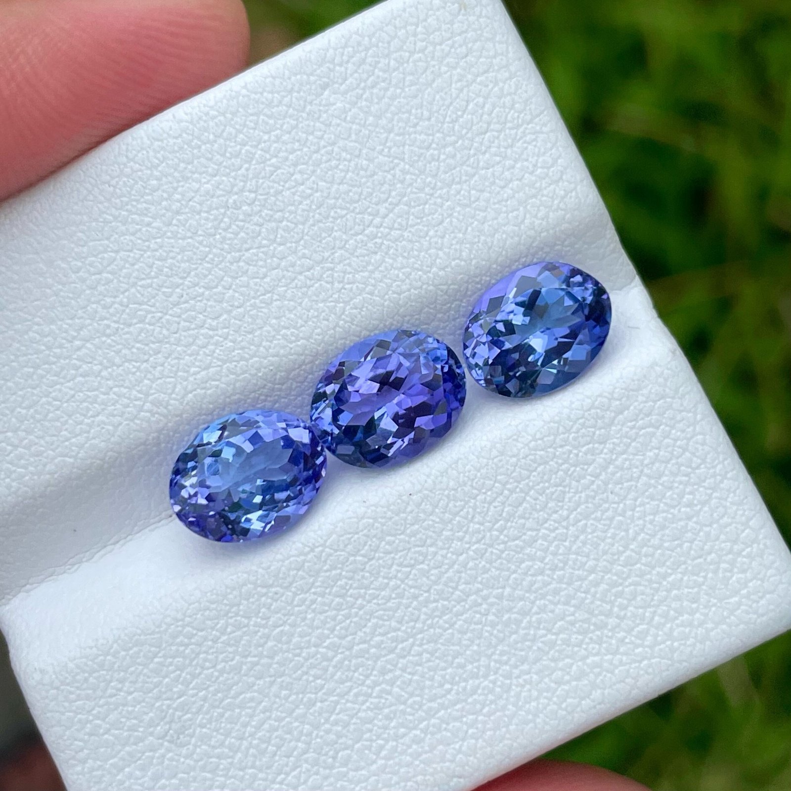MantraMani 6.35 Carat Blue Tanzanite Oval Cut Natural Loose Gemstone - Imported - Tanzania