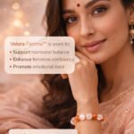 MantraMani Velora Femme Feminine Energy Bracelet for Hormonal Health, Confidence & Emotional Ease - Energized Vedic Gems...