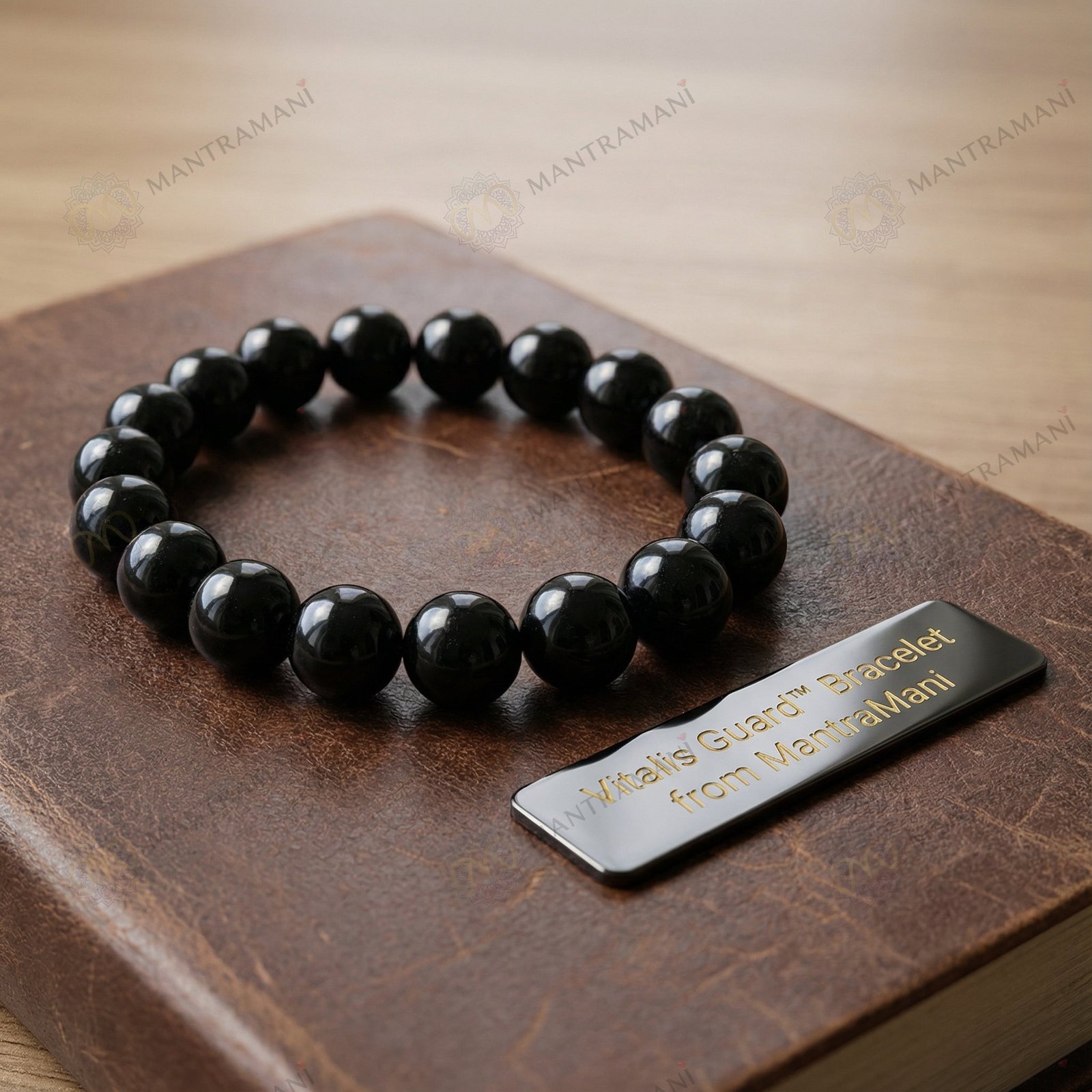MantraMani Vitalis Guard Protective Health Bracelet for Chronic Issues & Energy Drain - Energized Vedic Gemstone Jewelr...