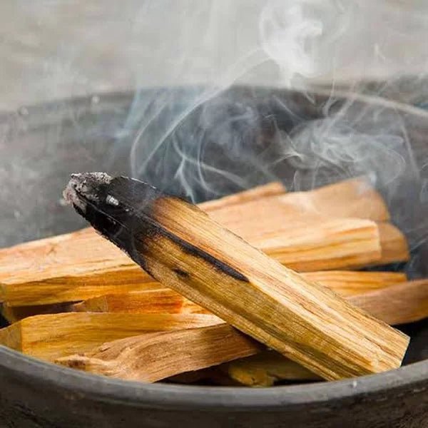 MantraMani PALO SANTO (Harichandan) – Palo Santo - Vastu Protection Shield - Ju