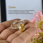 MantraMani Yellow Sapphire Ring (Pukhraj): Strengthens Marriage and Relationships - Energized Vedic Gemstone Jewelry - M...