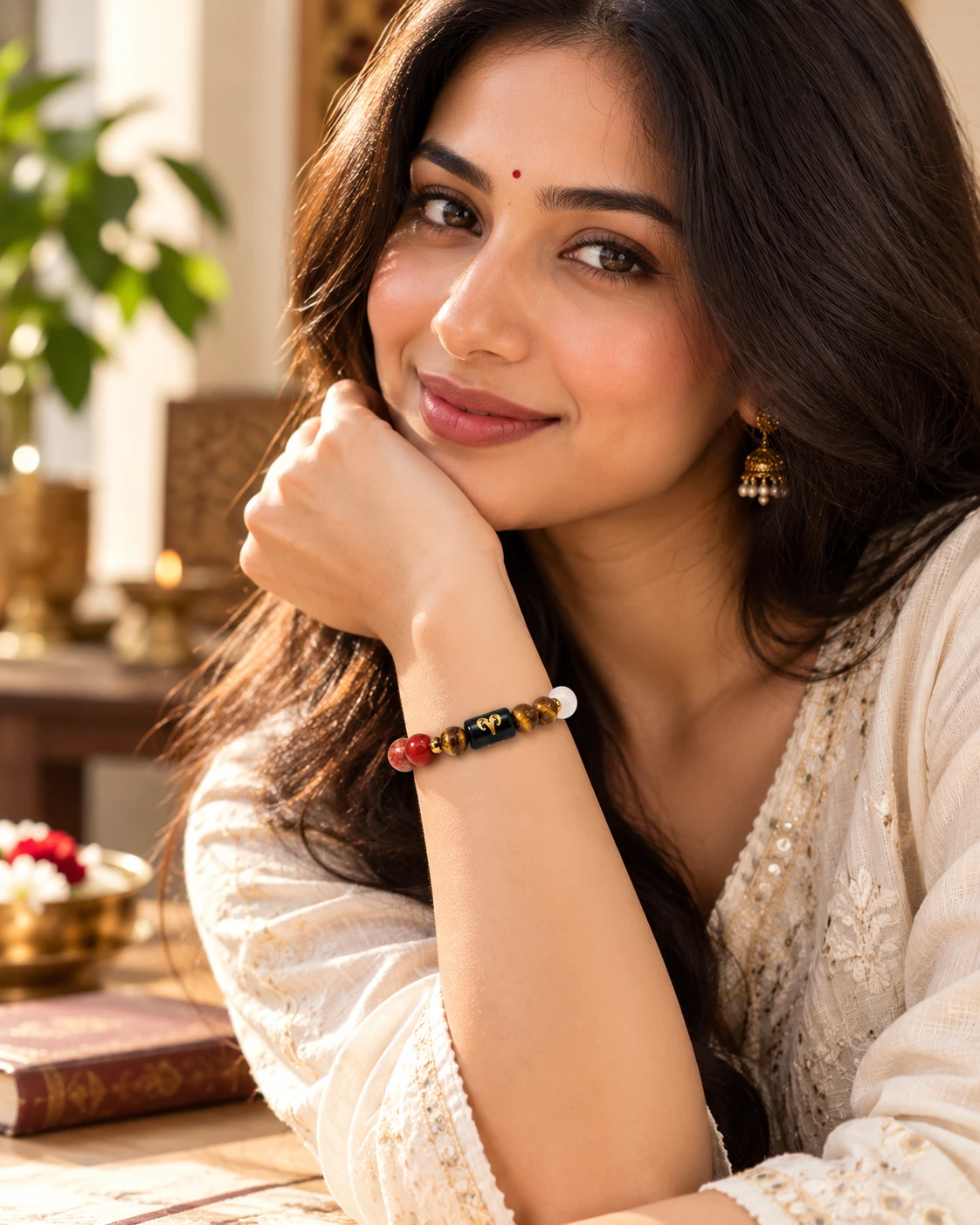Aries Rashi Bracelet – Courage & Confidence | MantraMani