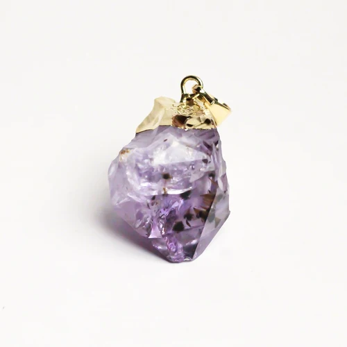 Amethyst Crystal Pendant for Calm, Clarity & Intuition | MantraMani