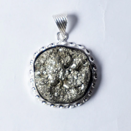 Pyrite Pendant for Wealth, Confidence & Business Success | MantraMani