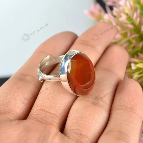 Red Jasper Ring for Courage, Confidence & Grounding | MantraMani