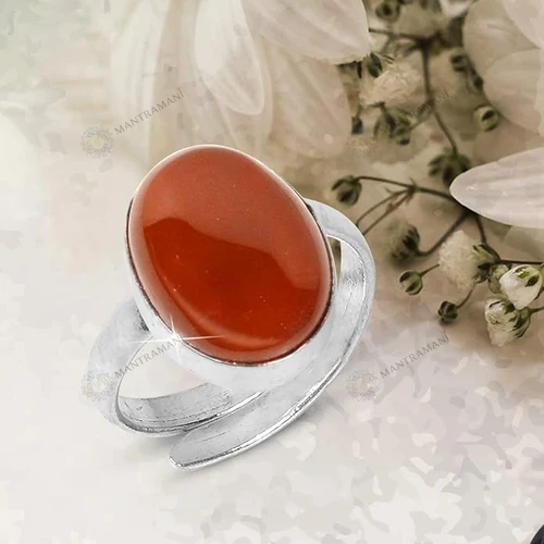 Red Jasper Ring for Courage, Confidence & Grounding | MantraMani