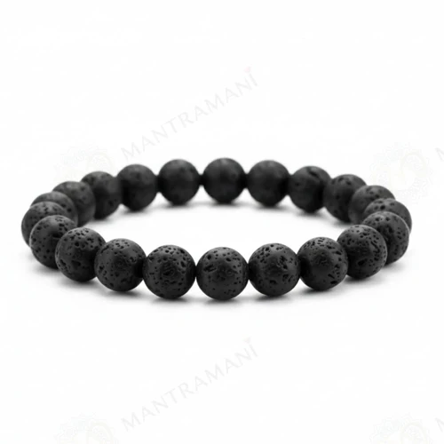 Lava Stone Bracelet – Courage & Grounding | MantraMani